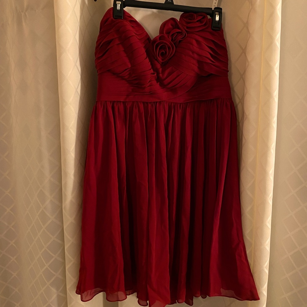 AZAZIE plus sized strapless mini dress